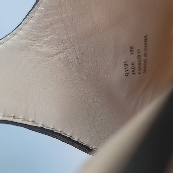 Coach Jade Wedges Platform Slingback Sandals Shoez SZ 10 - Picture 11 of 12